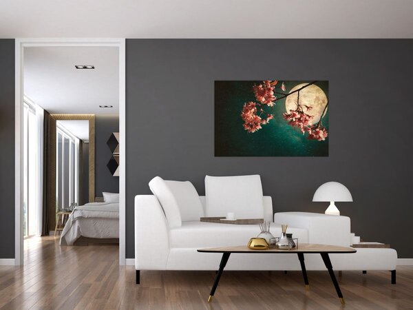 Kép - Sakura teliholdkor (90x60 cm)