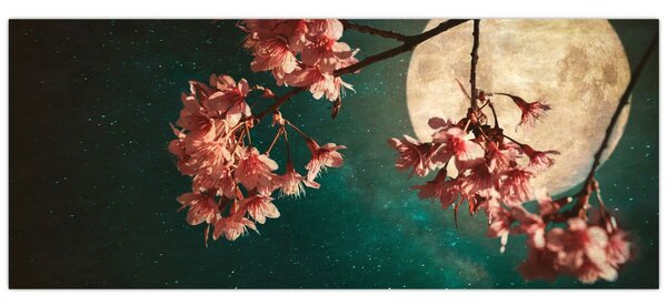 Kép - Sakura teliholdkor (120x50 cm)