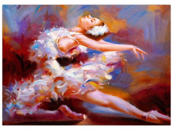 Kép - Balerina, festmény (70x50 cm)