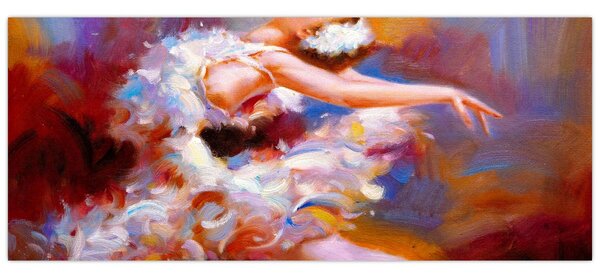 Kép - Balerina, festmény (120x50 cm)