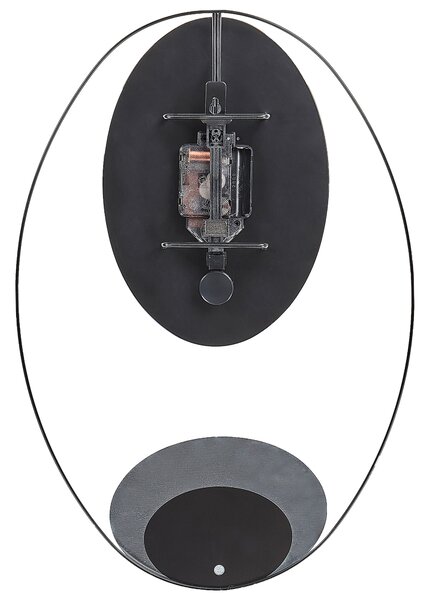 Fali óra MANIGOD 32 cm Fém Fekete