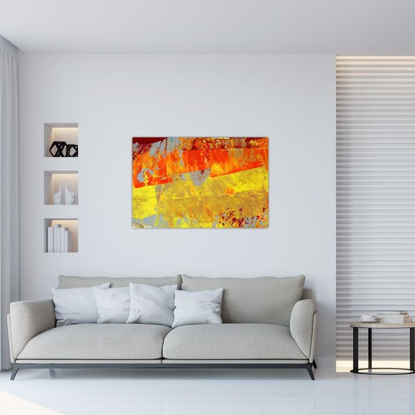 Absztrakció kép - festmény (90x60 cm)