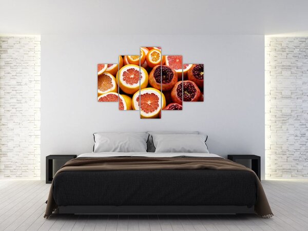 Narancsok és gránátalmák képe (150x105 cm)