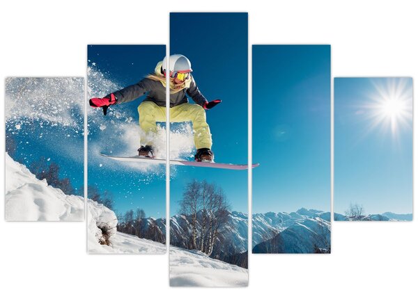 Kép - Snowboardos (150x105 cm)
