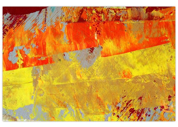Absztrakció kép - festmény (90x60 cm)