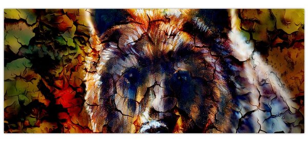 Kép - Medve, festmény (120x50 cm)