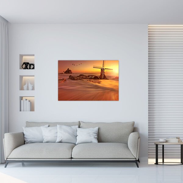 Kép – Naplemente (90x60 cm)