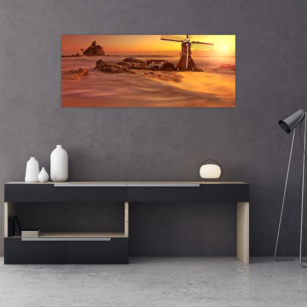 Kép – Naplemente (120x50 cm)