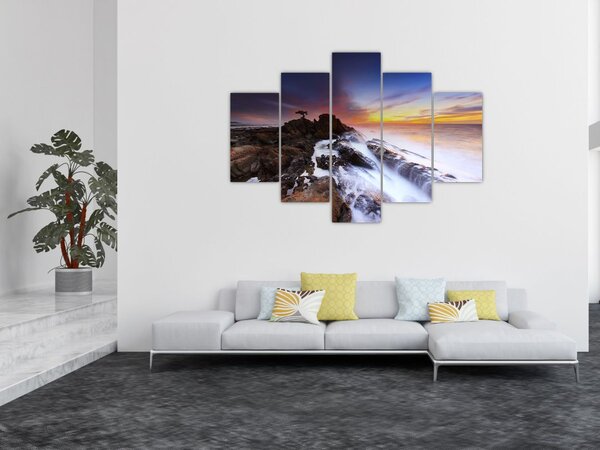 Hegy a ködben képe (150x105 cm)