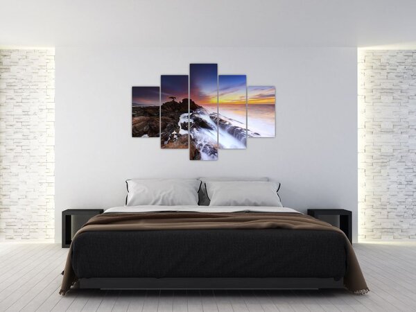 Hegy a ködben képe (150x105 cm)