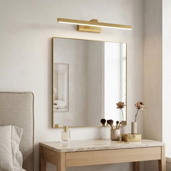 Fürdőszobai fali LED lámpa SWE008-1W 58cm BRUSH GOLD