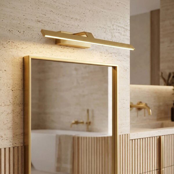 Fürdőszobai fali LED lámpa SWE008-1W 58cm BRUSH GOLD