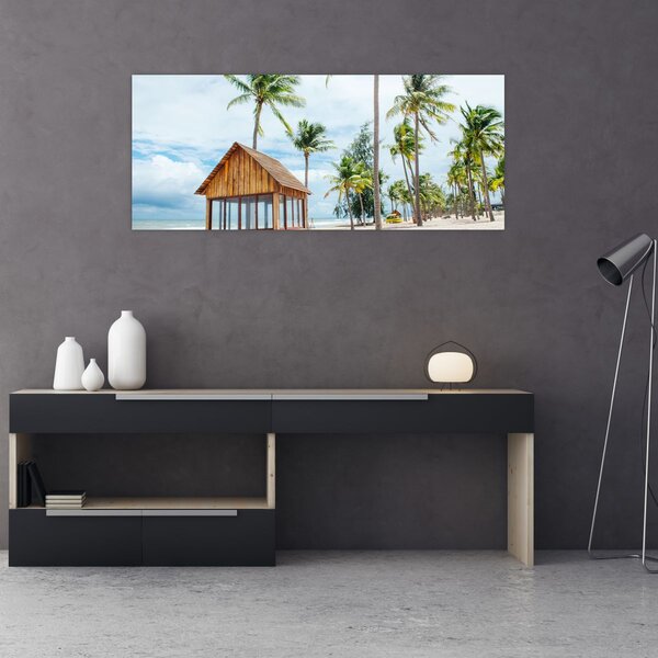 Kép - Tengerpart (120x50 cm)