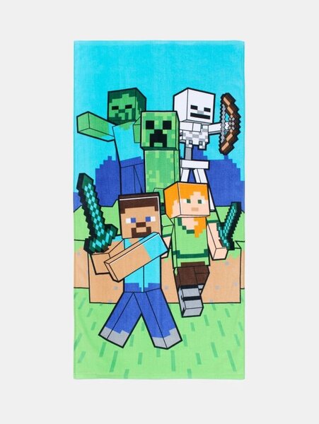 Sinsay - Pamut fürdőlepedő Minecraft - többszínű