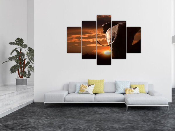 Elefánt képe (150x105 cm)
