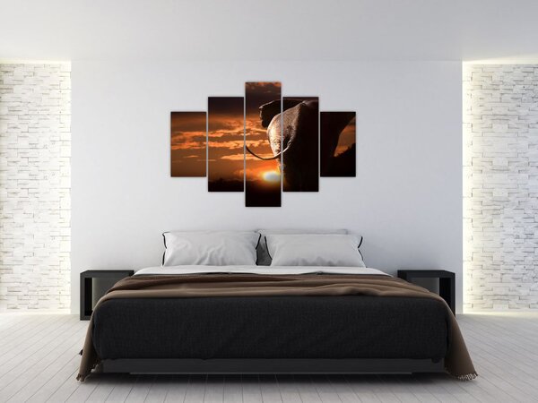 Elefánt képe (150x105 cm)