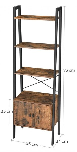 Rusztikus tároló polc
