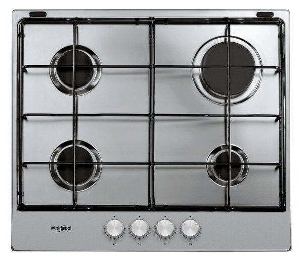 Whirlpool TGML 650 IX Gáz Főzőlap Beépíthető 58cm 4 Égő Inox