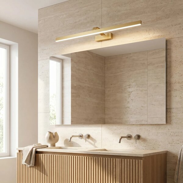 Fürdőszobai fali LED lámpa SWE009-1W 73cm BRUSH GOLD