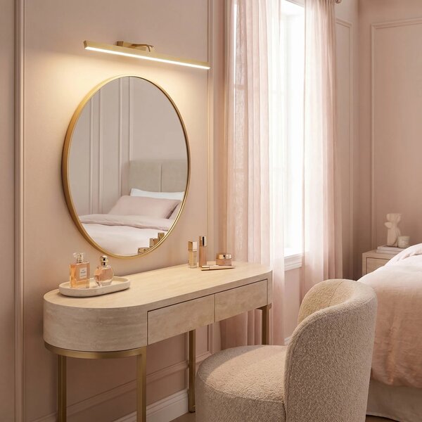 Fürdőszobai fali LED lámpa SWE009-1W 73cm BRUSH GOLD