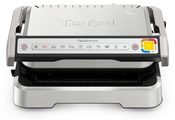 Tefal GC773D10 OptiGrill 2 az 1-ben Összecsukható Elektromos Kontaktgrill 2100 Watt - Ezüst