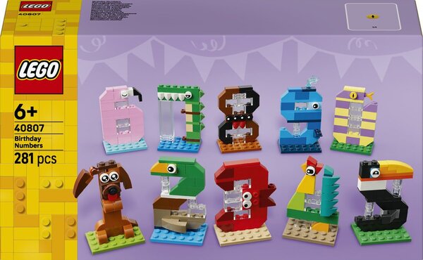 LEGO® Icons 40807 Születésnapi számok