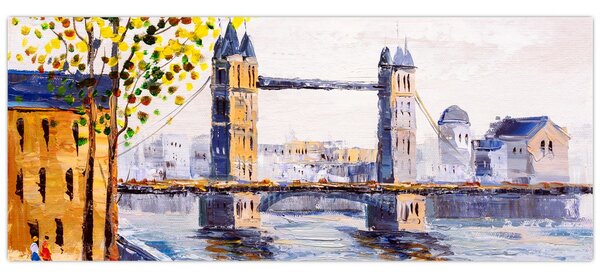 Kép - A város festménye (120x50 cm)