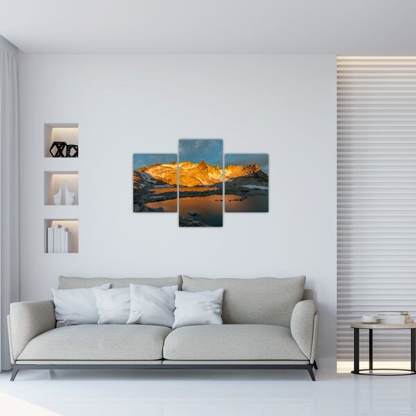 Egy hegyvidéki táj képe (90x60 cm)