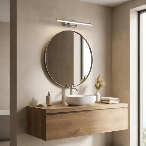 Fürdőszobai fali LED lámpa SWE001-1W 43cm CHROME