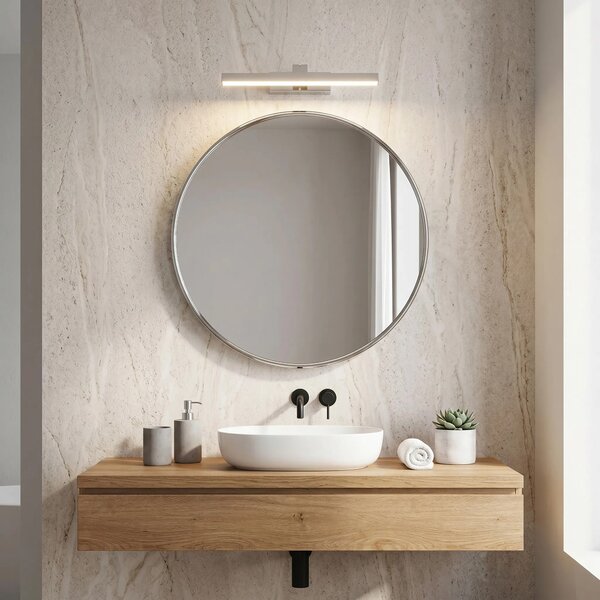 Fürdőszobai fali LED lámpa SWE001-1W 43cm CHROME