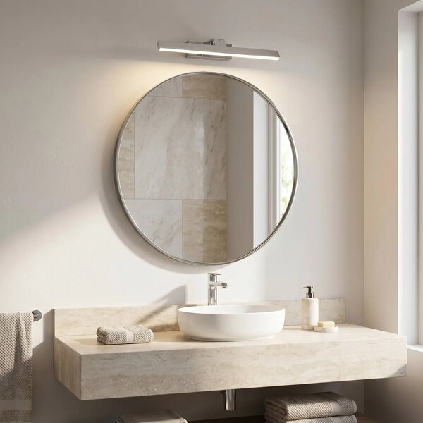 Fürdőszobai fali LED lámpa SWE001-1W 43cm CHROME