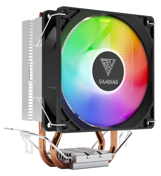 GAMDIAS Boreas E1-210 LITE processzor hűtő 92mm RGB