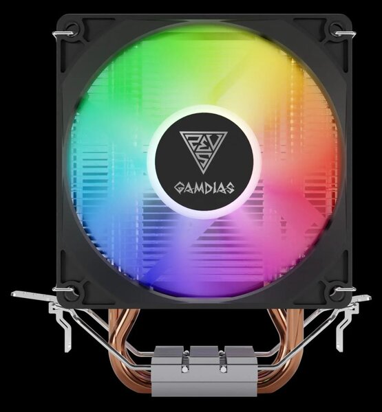 GAMDIAS Boreas E1-210 LITE processzor hűtő 92mm RGB