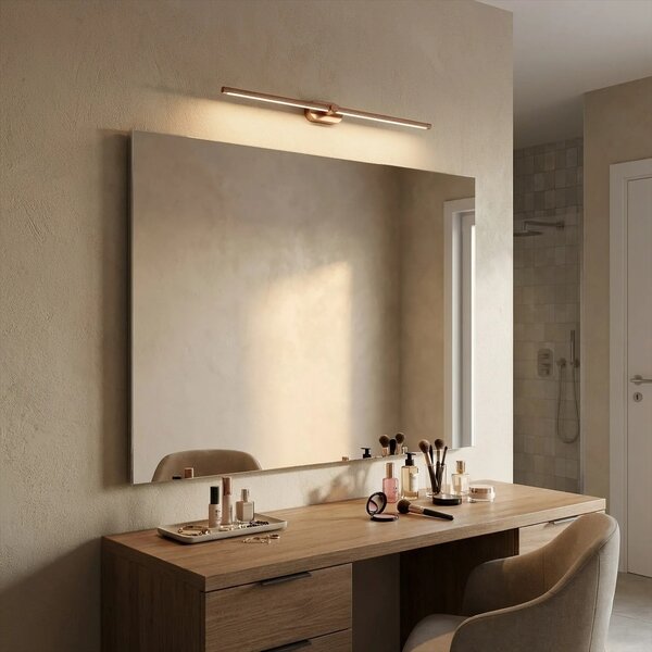 Fürdőszobai fali LED lámpa APP1897-1W 80 cm BRUSH COPPER