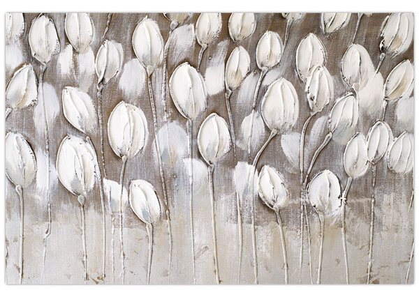 Kép - Strukturált tulipánok (90x60 cm)