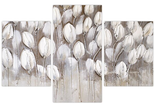 Kép - Strukturált tulipánok (90x60 cm)
