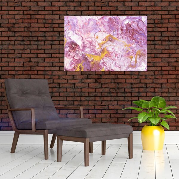 Kép - Rózsaszín absztrakció (90x60 cm)