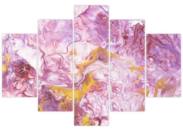 Kép - Rózsaszín absztrakció (150x105 cm)