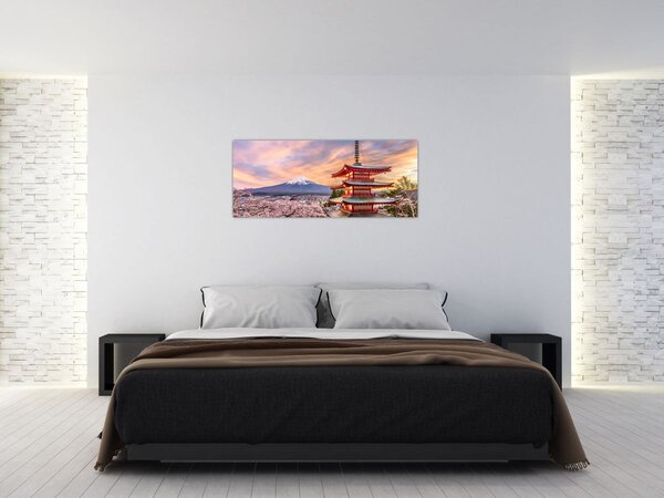 Kép - Fuji, Japán (120x50 cm)