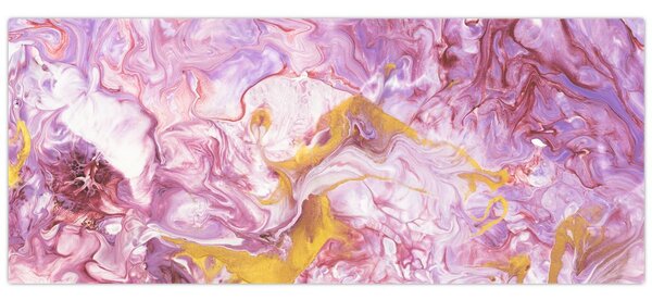 Kép - Rózsaszín absztrakció (120x50 cm)