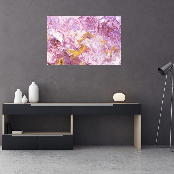 Kép - Rózsaszín absztrakció (90x60 cm)