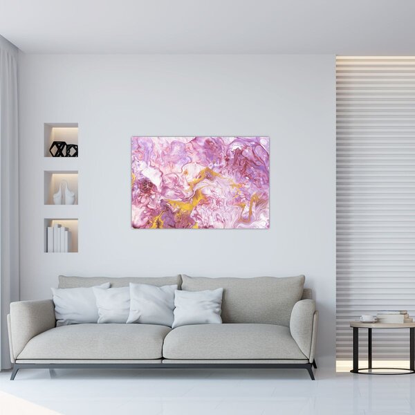 Kép - Rózsaszín absztrakció (90x60 cm)