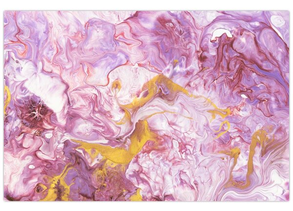 Kép - Rózsaszín absztrakció (90x60 cm)