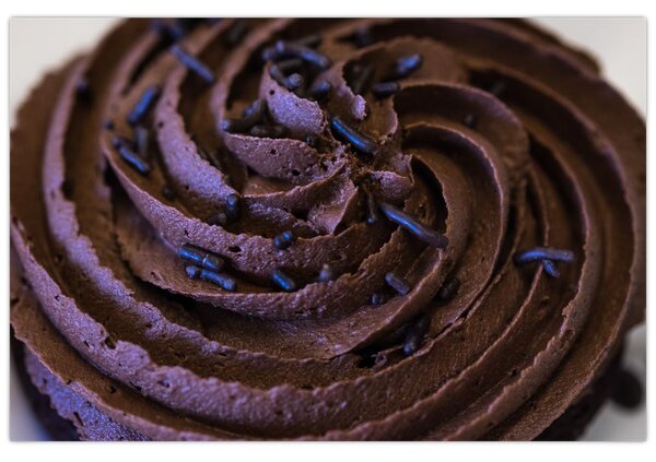 Kép - Csokoládé Cupcake (90x60 cm)