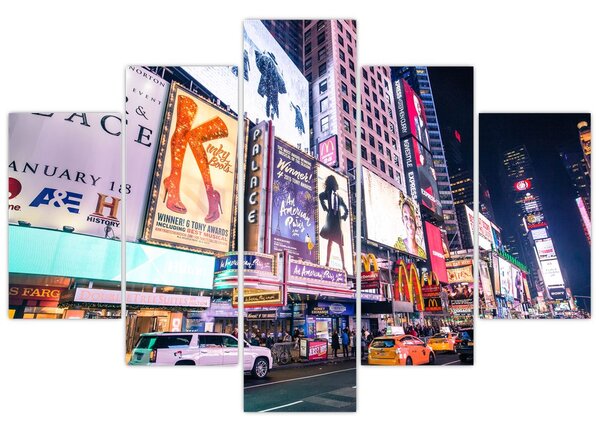Kép - New York Theater District (150x105 cm)