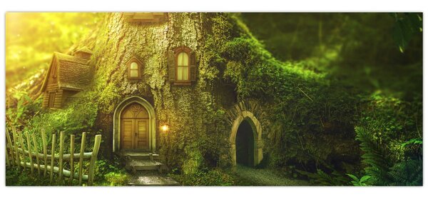 Kép - Mesebeli erdő (120x50 cm)