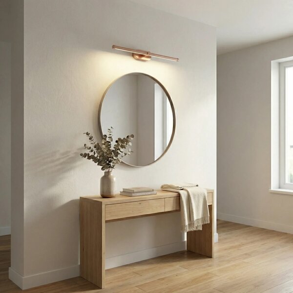 Fürdőszobai fali LED lámpa APP1895-1W 40 cm BRUSH COPPER
