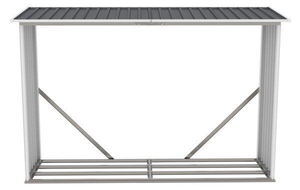 Tüzifa tároló G21 WOH 181 - 242 x 75 cm, antracit
