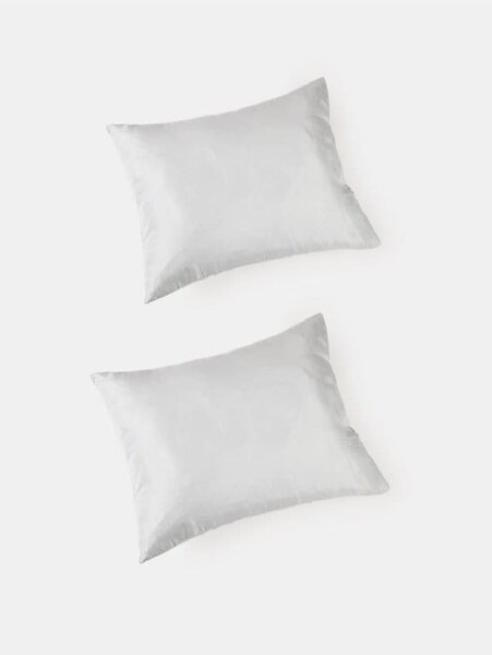 Sinsay - Egyszínű párnahuzatok 2 pack - világos szürke