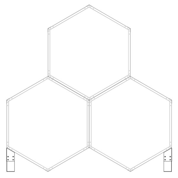 Támasz a G21 HEX tüzifatárolóhoz, 2 db/csomag